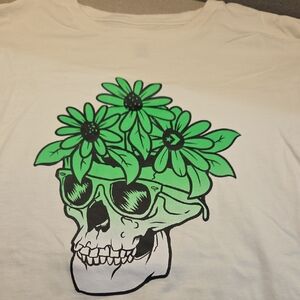 Converse White T-Shirt with Black Tag